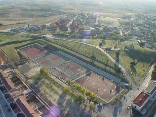 Vista aérea del Polideportivo
